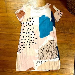 Soft Tshirt Style Dress